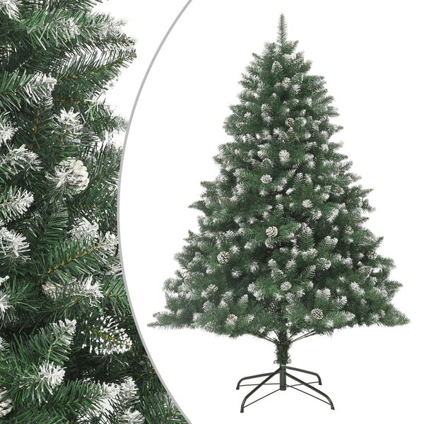vidaXL Sapin de No&euml;l artificiel avec support 240 cm PVC