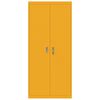 vidaXL Armoire de rangement 2 pcs Jaune moutarde 90 x 40 x 200 cm