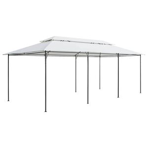 vidaXL Belv&eacute;d&egrave;re 600x298x270 cm Blanc 180 g/m&sup2;