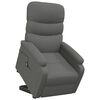 vidaXL Fauteuil Gris fonc&eacute; Tissu