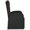 vidaXL Chaise inclinable de jardin et coussin R&eacute;sine tress&eacute;e Noir
