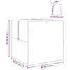 vidaXL Sac de stockage ext&eacute;rieur 80 x 80 x 60 cm Tissu Oxford 420D