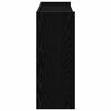 vidaXL &Eacute;tag&egrave;re &agrave; chaussures noir 80x25x62 cm bois d'ing&eacute;nierie