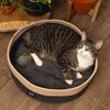Beeztees Lit pour chat Minus One Xana 45x14 cm Gris et marron