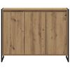 vidaXL Meuble d'appoint Ch&ecirc;ne artisan 96,5 x 30 x 75 cm