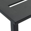 vidaXL Ensemble de bar de jardin 11 pcs noir acier enduit de poudre