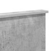 vidaXL T&ecirc;te de lit Gris b&eacute;ton 200 cm Bois d'ing&eacute;nierie