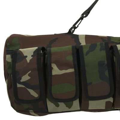 vidaXL Sac à fusil avec bretelles 120 cm tissu oxford