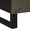 vidaXL Tables de chevet 2 pcs noir 40x33x46 cm bois de manguier solide
