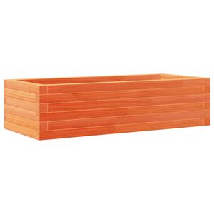 vidaXL Jardini&egrave;re cire marron 90x40x23 cm bois de pin massif