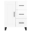 vidaXL Buffet Blanc brillant 69,5x34x90 cm Bois d'ing&eacute;nierie