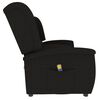 vidaXL Fauteuil de massage inclinable &agrave; 2 places noir tissu