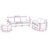 vidaXL Ensemble de canap&eacute;s 3 pcs avec coussins Gris Similicuir