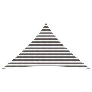 vidaXL Voile d'ombre Triangulaire 2,5 x 2,5 x 3,5 m HDPE