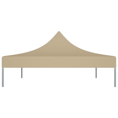 vidaXL Toit de tente de réception 4,5x3 m Beige 270 g/m²