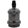 vidaXL Douilles de lampe 2 pcs noir brillant E27