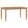 vidaXL Ensemble &agrave; manger de jardin 5 pcs Bois de teck massif