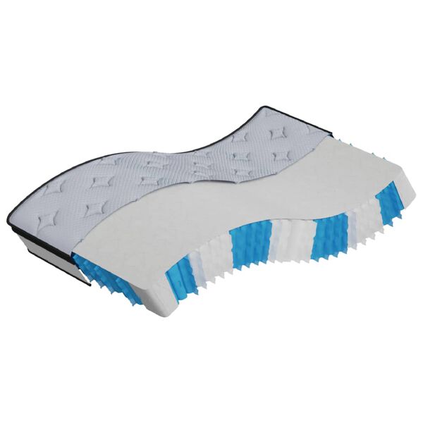 vidaXL Matelas &agrave; ressorts ensach&eacute;s moyen 100x200 cm