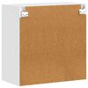 vidaXL Armoire murale de cuisine avec porte en verre Porto blanc