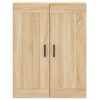 vidaXL Buffet haut Ch&ecirc;ne sonoma 69,5x34x180 cm Bois d'ing&eacute;nierie