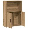 vidaXL Biblioth&egrave;que ch&ecirc;ne artisanal 60x24x85 cm bois d'ing&eacute;nierie