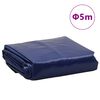vidaXL B&acirc;che bleu &Oslash; 5 m 650 g/m&sup2;