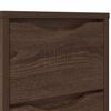 vidaXL Tables de chevet avec tiroir 2 pcs Ch&ecirc;ne brun 30,5 x 30 x 43 cm