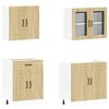 vidaXL Ensemble d'armoires de cuisine 4 pcs Kalmar bois d'ing&eacute;nierie