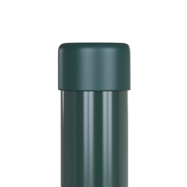 vidaXL Poteau de cl&ocirc;ture. 12 pcs Vert 100 cm Acier peint par poudre