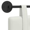 vidaXL T&ecirc;te de lit suspendue Blanc 190 x 55 x 5 cm Simili cuir
