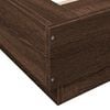 vidaXL Cadre de lit avec lumi&egrave;res LED sans matelas 75x190 cm