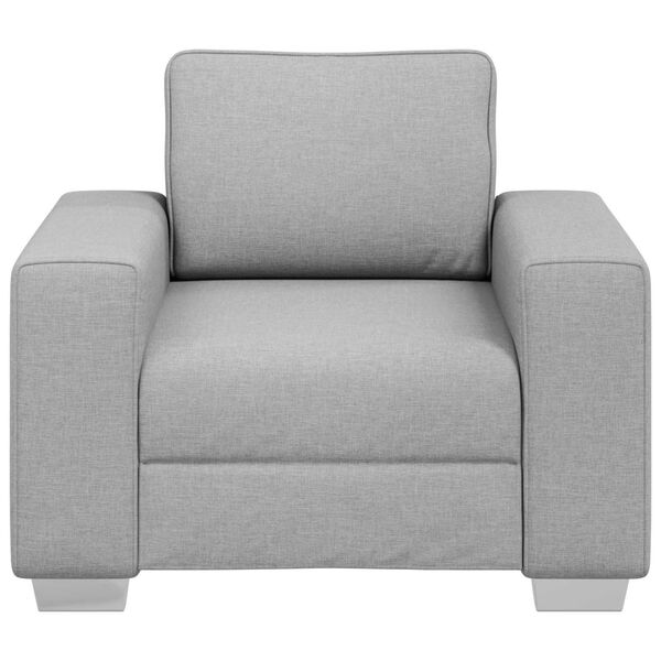 vidaXL Canap&eacute; 59cm Gris nuage tissu
