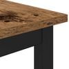 vidaXL Table de salle &agrave; manger / Table de repas M&Eacute;TAL