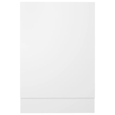 vidaXL Panneau de lave-vaisselle Blanc 45x3x67 cm Aggloméré