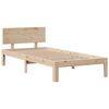 vidaXL Lit biblioth&egrave;que sans matelas 90x200 cm bois de pin massif