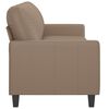 vidaXL Canap&eacute; &agrave; 3 places Cappuccino 180 cm Similicuir