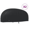 vidaXL Housses de motocyclette 2 pcs 265x105x125 cm tissu oxford 210D