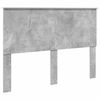 vidaXL Cadre de lit B&eacute;ton 140 x 200 cm Bois de pin massif