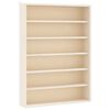 vidaXL Vitrine de collection en bois avec 6 &eacute;tag&egrave;res 40x8,5x55 cm
