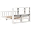 vidaXL Lit biblioth&egrave;que sans matelas blanc 160x200 cm bois pin massif