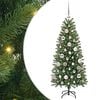 vidaXL Sapin de No&euml;l artificiel Vert 120 cm PE et PVC