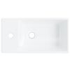 vidaXL Lavabo blanc 48x25x15 cm céramique