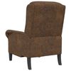 vidaXL fauteuil Marron 76 x 94 x 102 cm Simili cuir