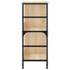 vidaXL Biblioth&egrave;que ch&ecirc;ne sonoma 78,5x33x82 cm bois d'ing&eacute;nierie