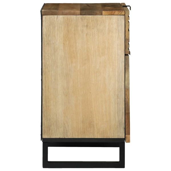vidaXL Cabinet de chevet Marron 50 x 33 x 60 cm Bois d'acacia massif