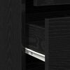vidaXL Armoire &agrave; tiroirs Noir 80 x 41 x 58 cm Bois d'ing&eacute;nierie