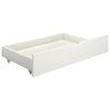 vidaXL Cadre de lit sans matelas blanc bois de pin massif 90x200 cm