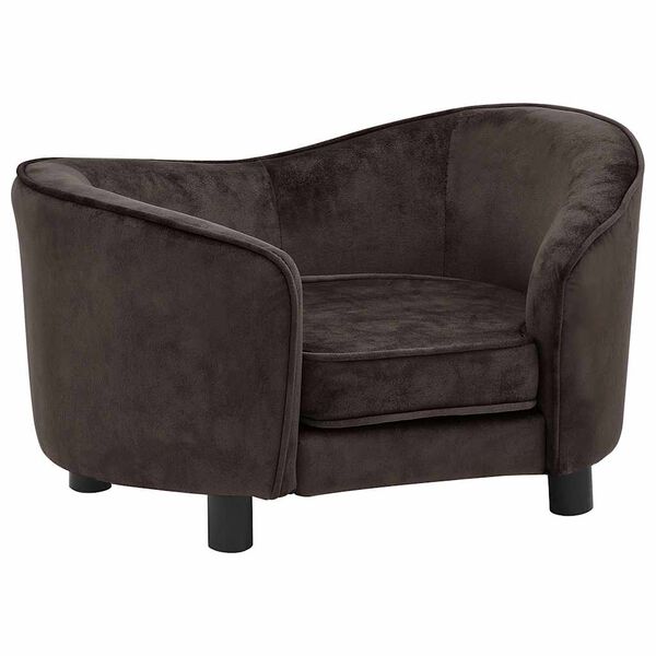 vidaXL Canap&eacute; pour chien Marron 69x49x40 cm Peluche