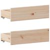 vidaXL Lit biblioth&egrave;que sans matelas 180x200 cm bois massif de pin