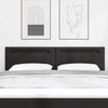 vidaXL T&ecirc;te de lit LED Noir 180 cm Cuir synth&eacute;tique